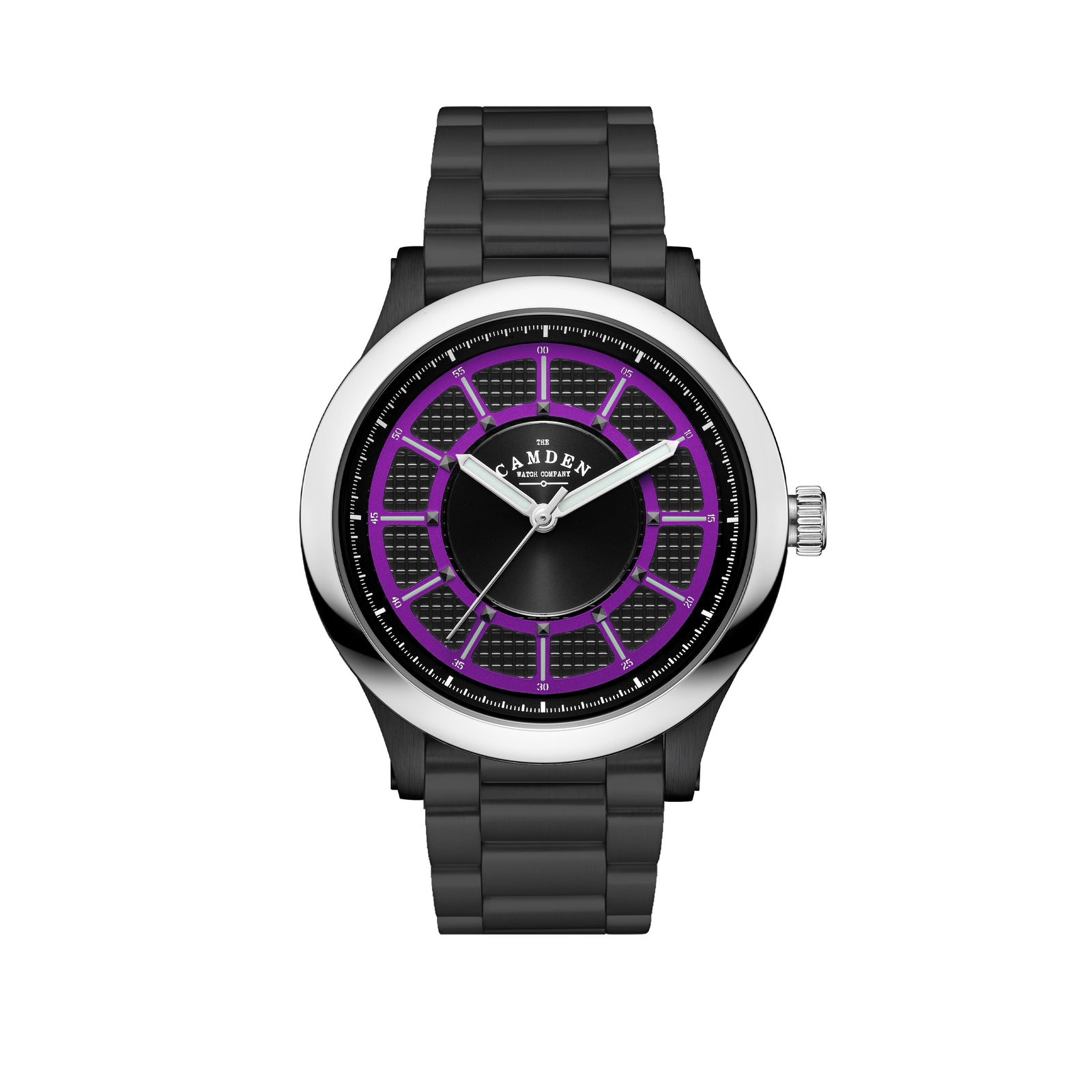 No.253 Purple Design Lab on Metal Bracelet