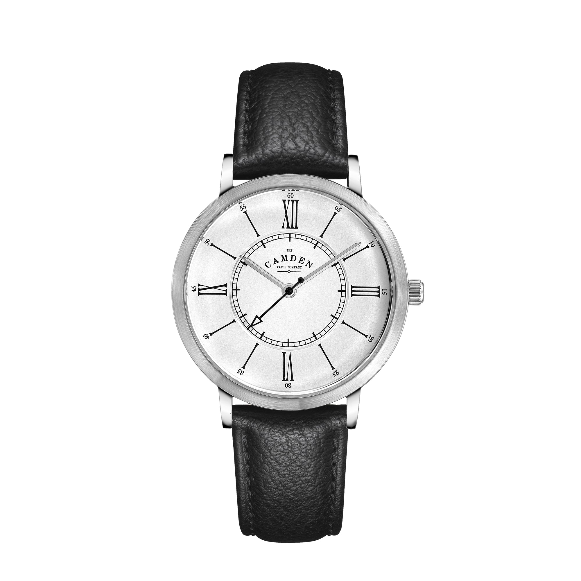 No.27 Type II Steel on Black Leather