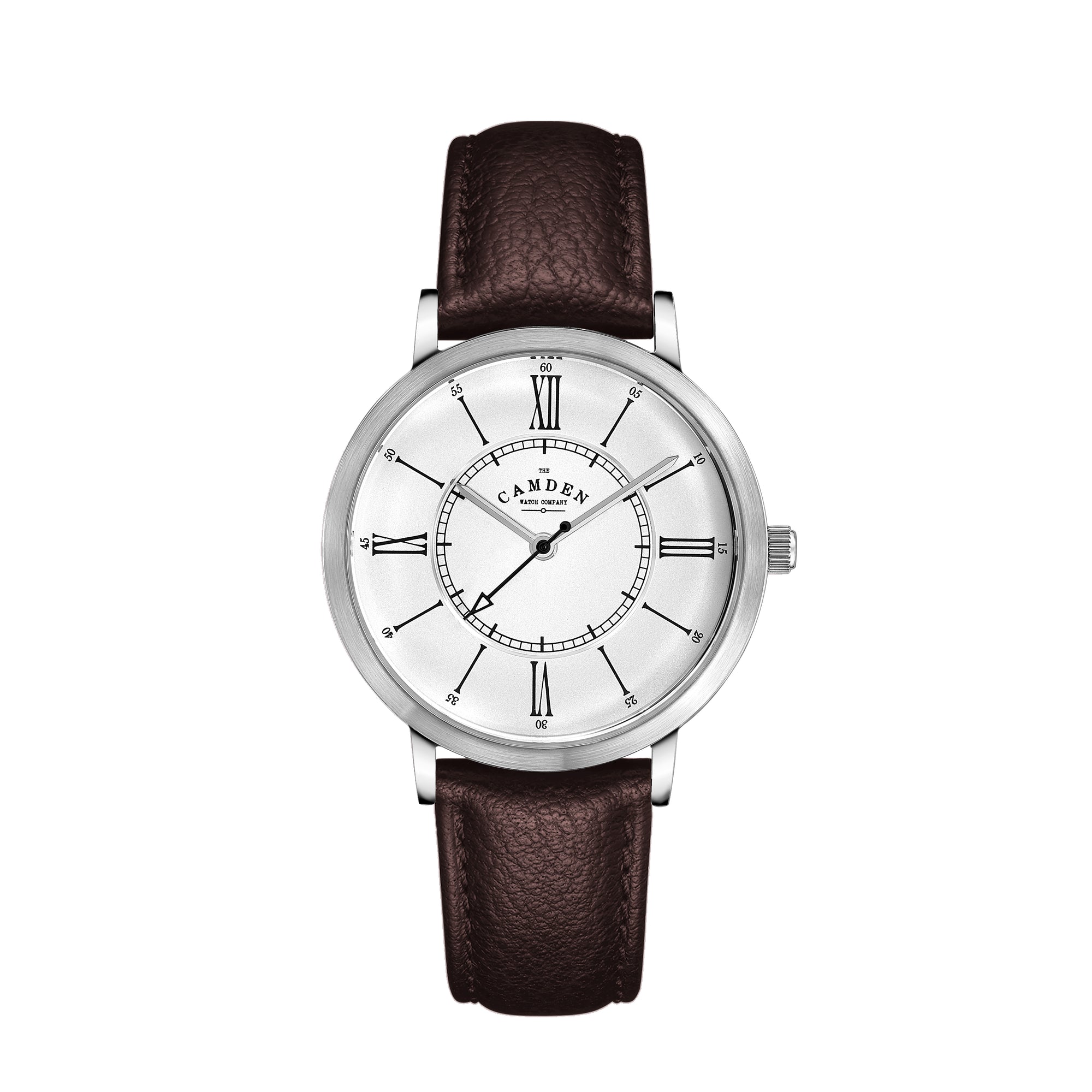 No.27 Type II Steel on Brown Leather