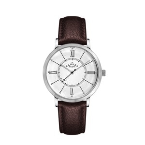 No.27 Type II Steel on Brown Leather