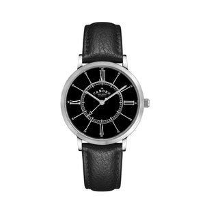 No.27 Type II Steel and Black on Black Leather