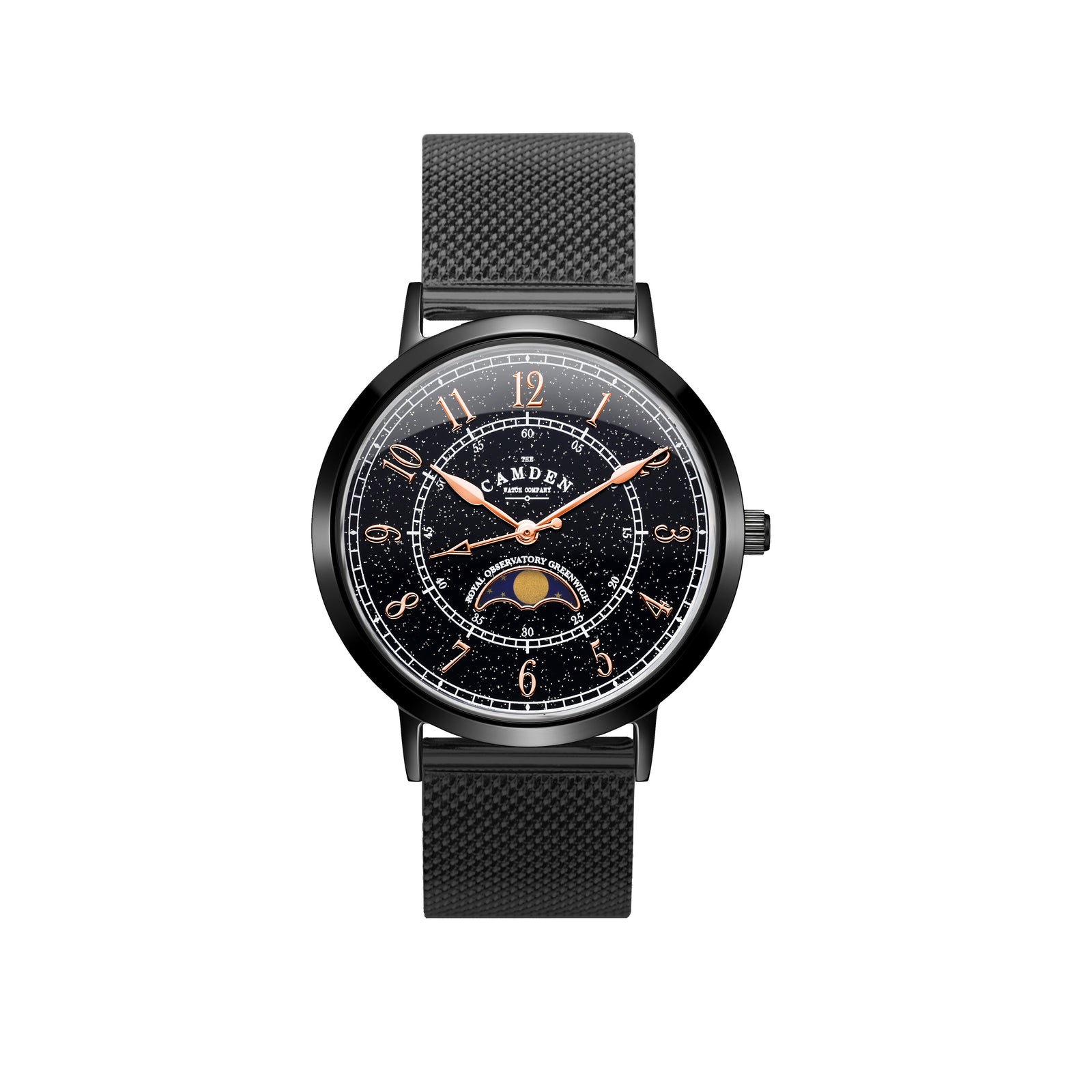 No.27 Moonphase Black on Mesh