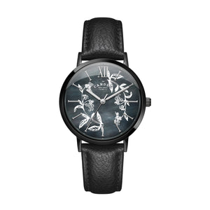 No.27 Camden x Rebecca Vincent "Forget-me-not" Black Leather