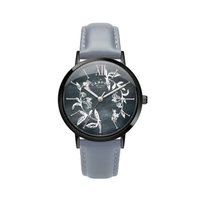 No.27 Camden x Rebecca Vincent "Forget-me-not" on Grey Leather