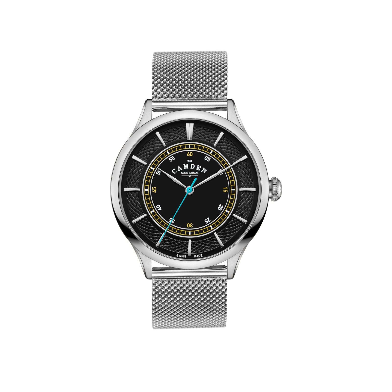 No.274 Swiss Automatic Steel and Black on Mesh
