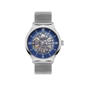 No.274 Skeleton Steel and Navy on Mesh