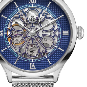 No.274 Skeleton Steel and Navy on Mesh