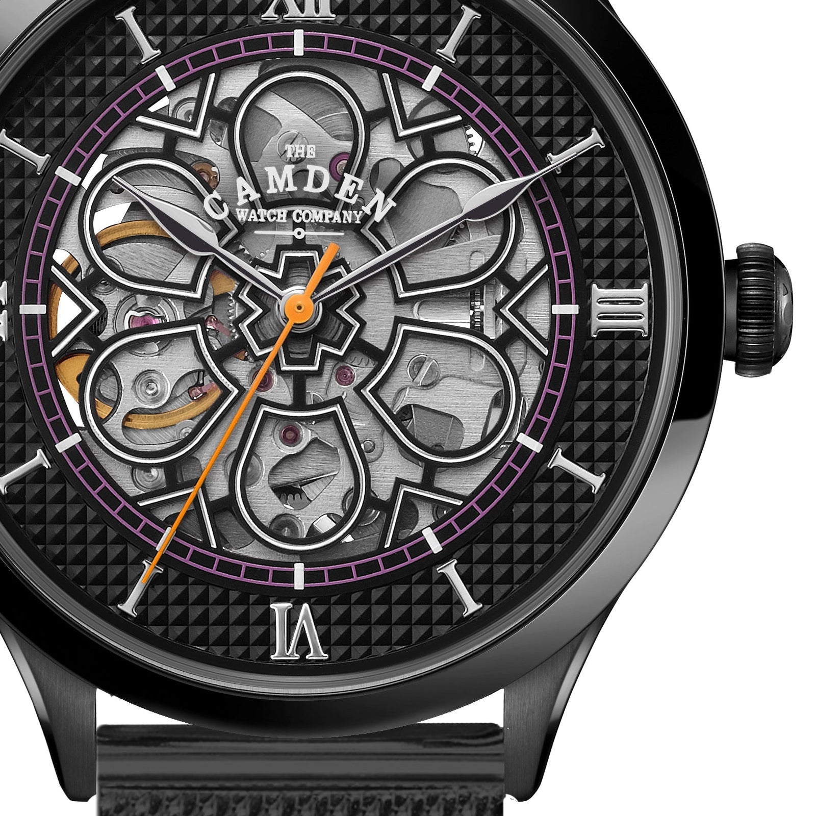 No.274 Skeleton Black on Mesh