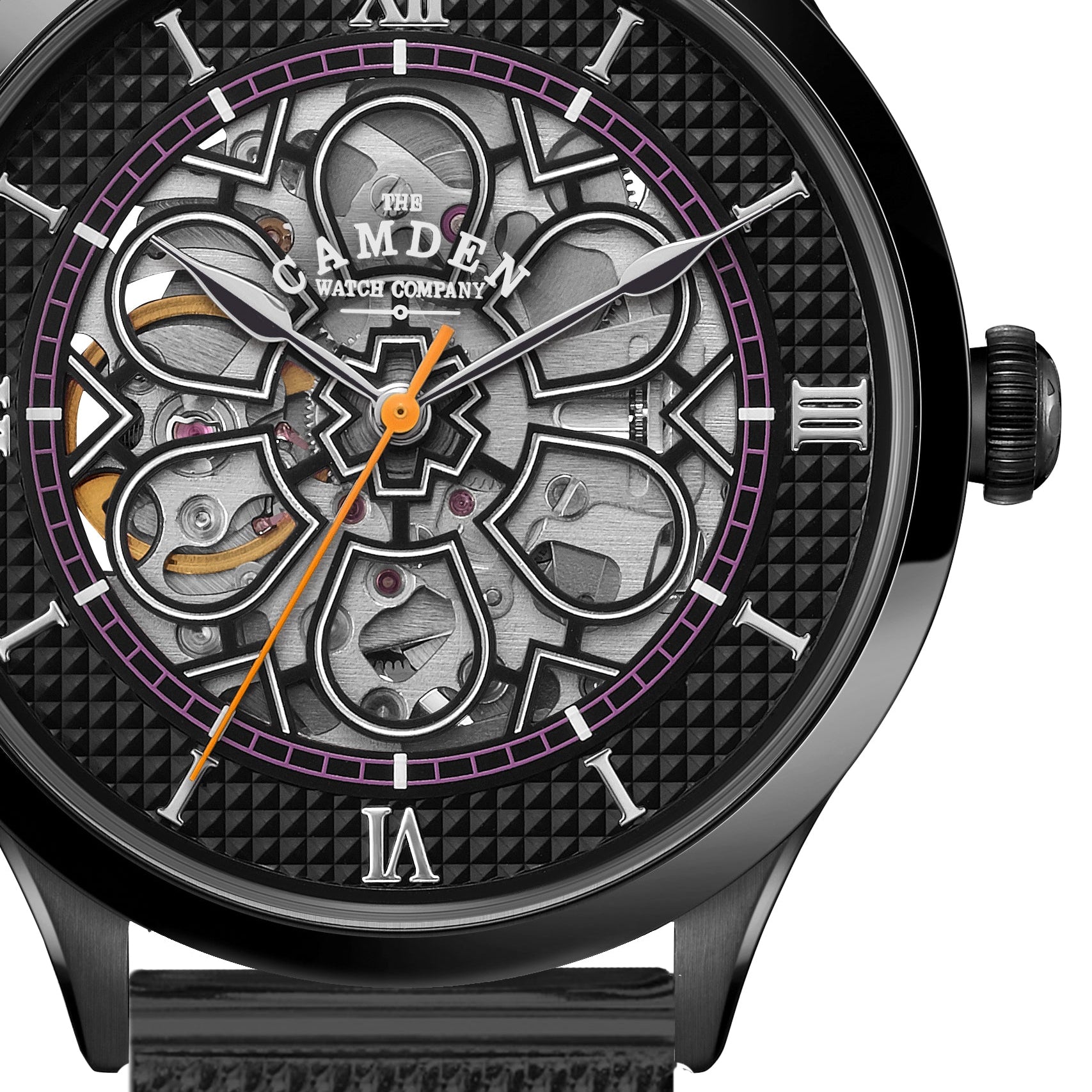 No.274 Skeleton Black on Mesh