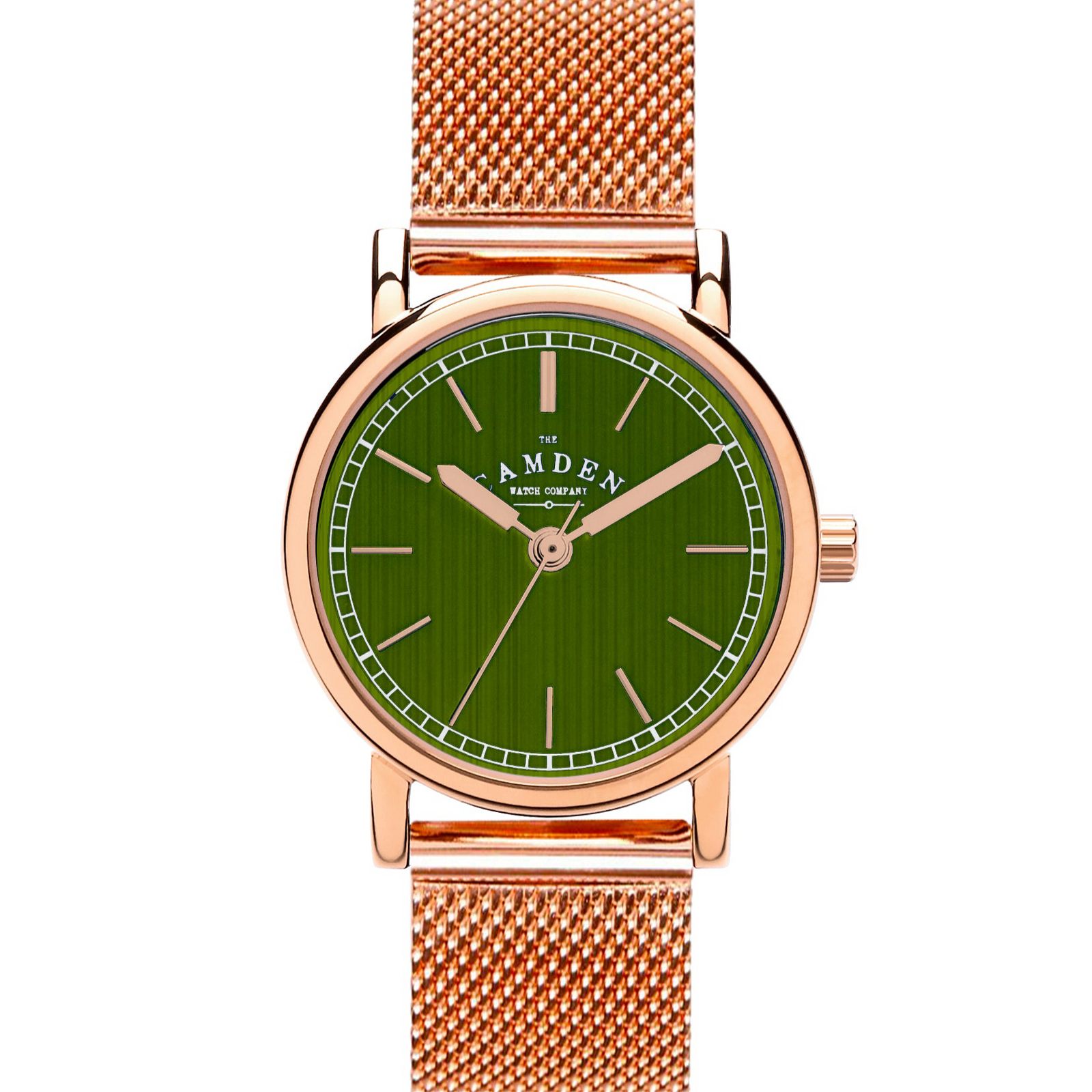 No.24 Green and Rose Gold on Mesh