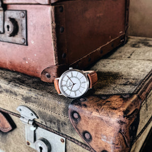 No.27 Type II Steel on Tan Leather