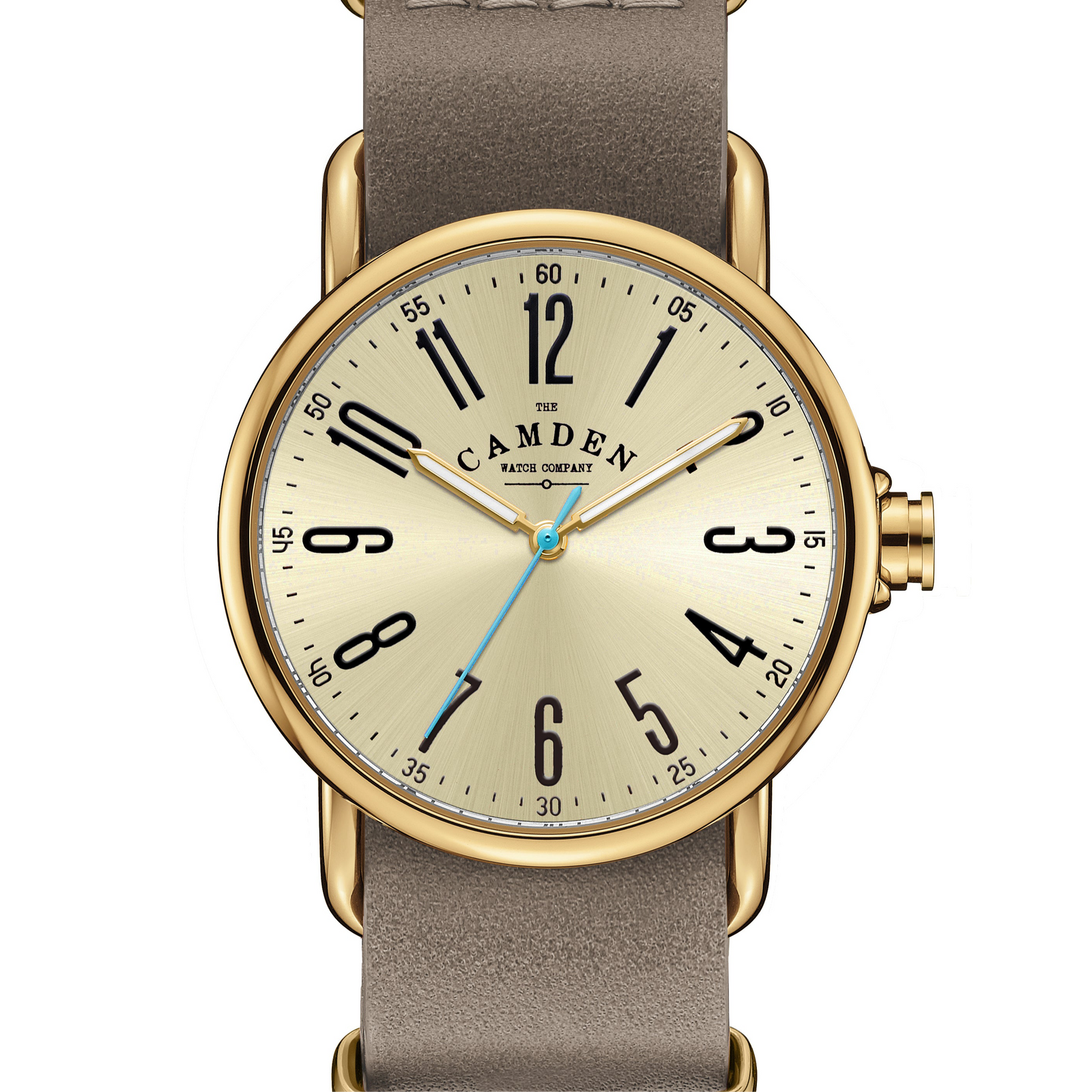 SMALL No.88 Gold on Light Brown Italian Leather