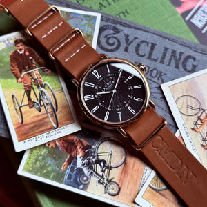 No.88 Camden x KPP Cycling Edition on Tan Embossed Leather