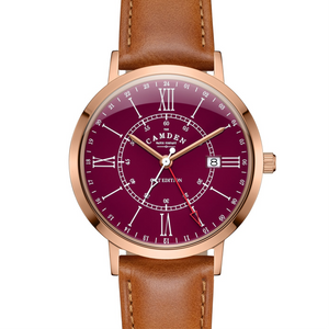 No.27 GMT Rose Gold and Oxblood on Tan Leather