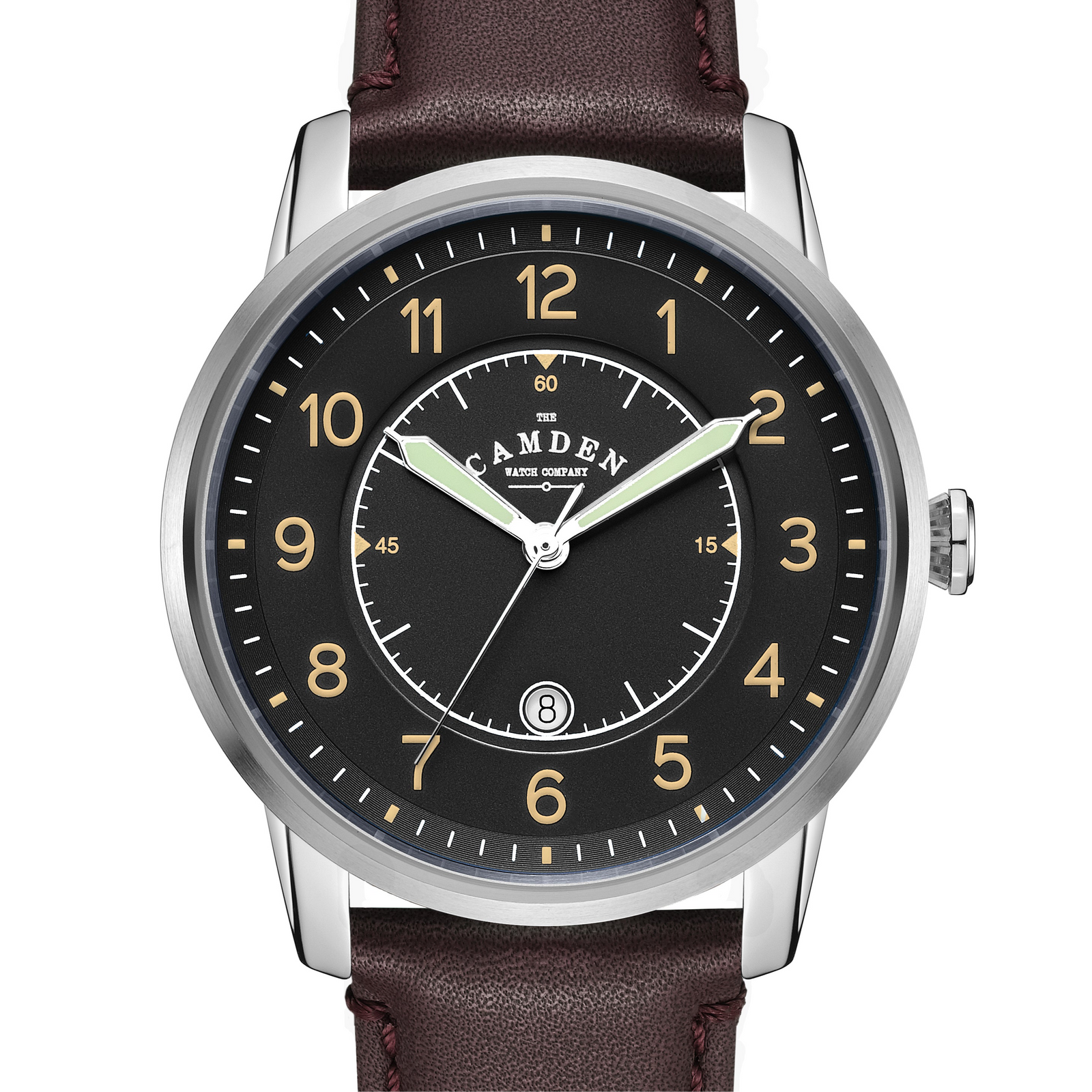 No.29 Type II Steel and Black on Brown Italian Leather