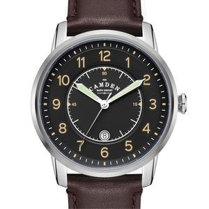 No.29 Type II Steel and Black on Brown Italian Leather