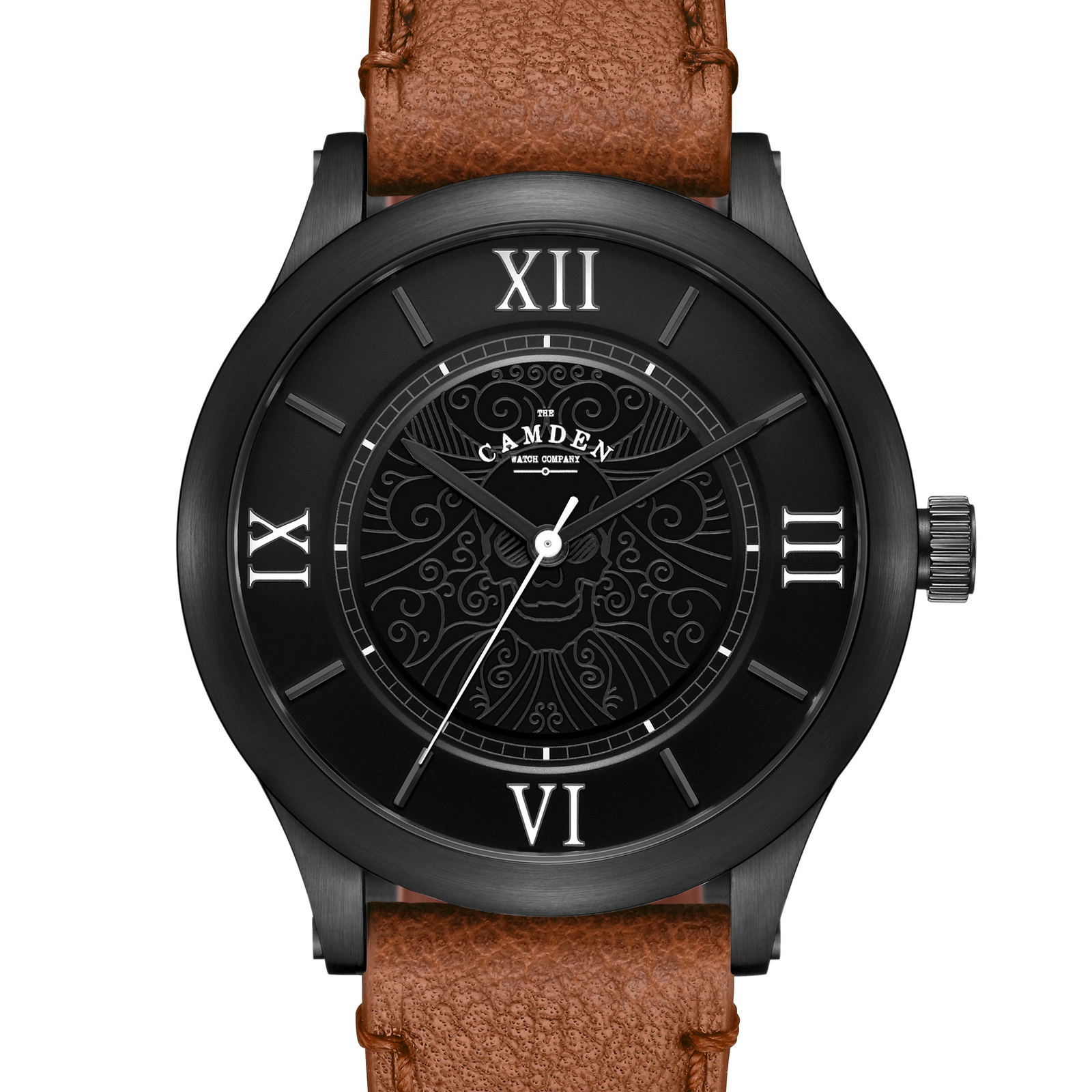 No.253 Memento Mori Black on Tan Leather