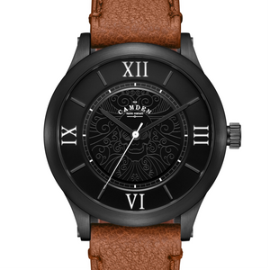 No.253 Memento Mori Black on Tan Leather