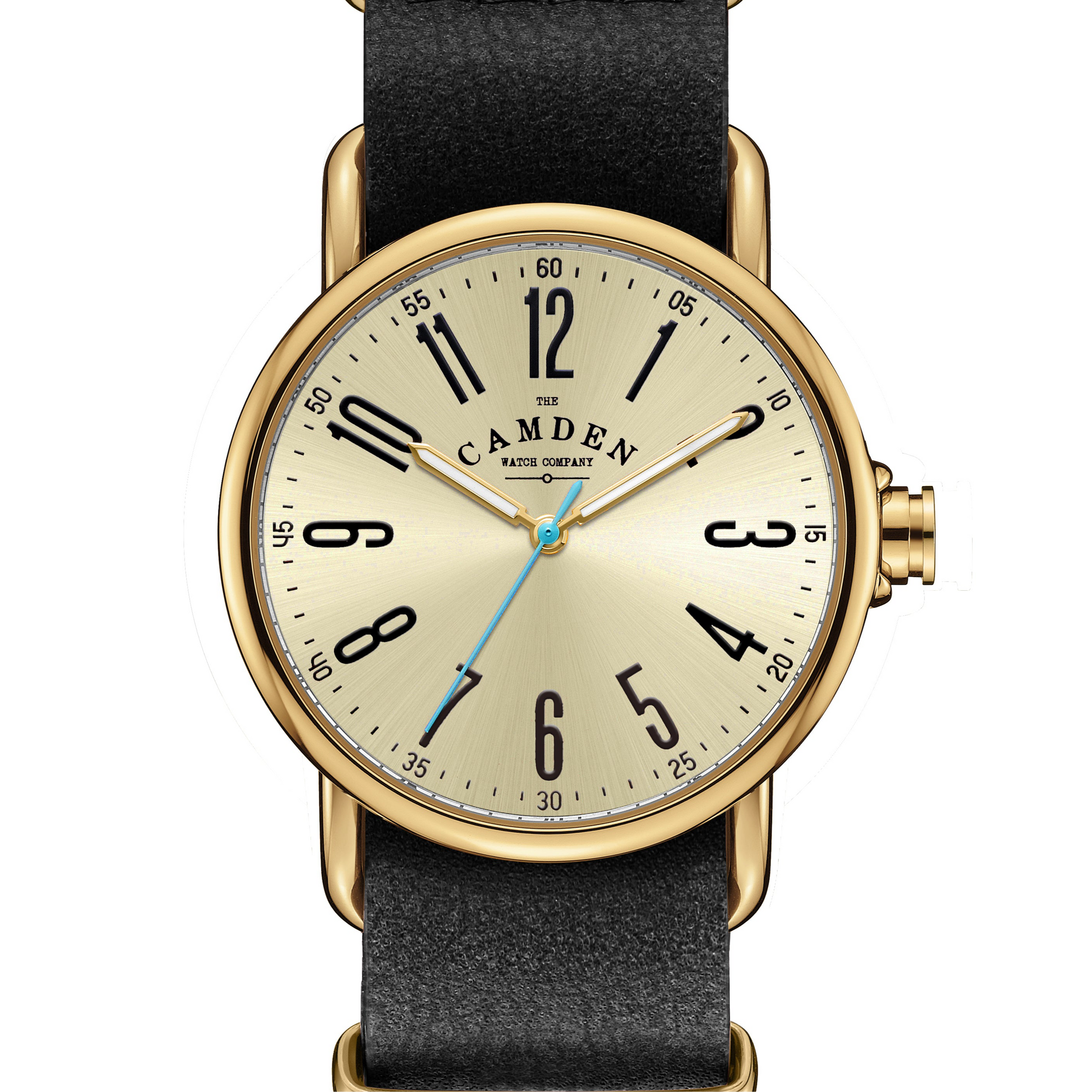 SMALL No.88 Gold and Black Leather