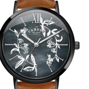 No.27 Camden x Rebecca Vincent "Forget-me-not" on Tan Leather