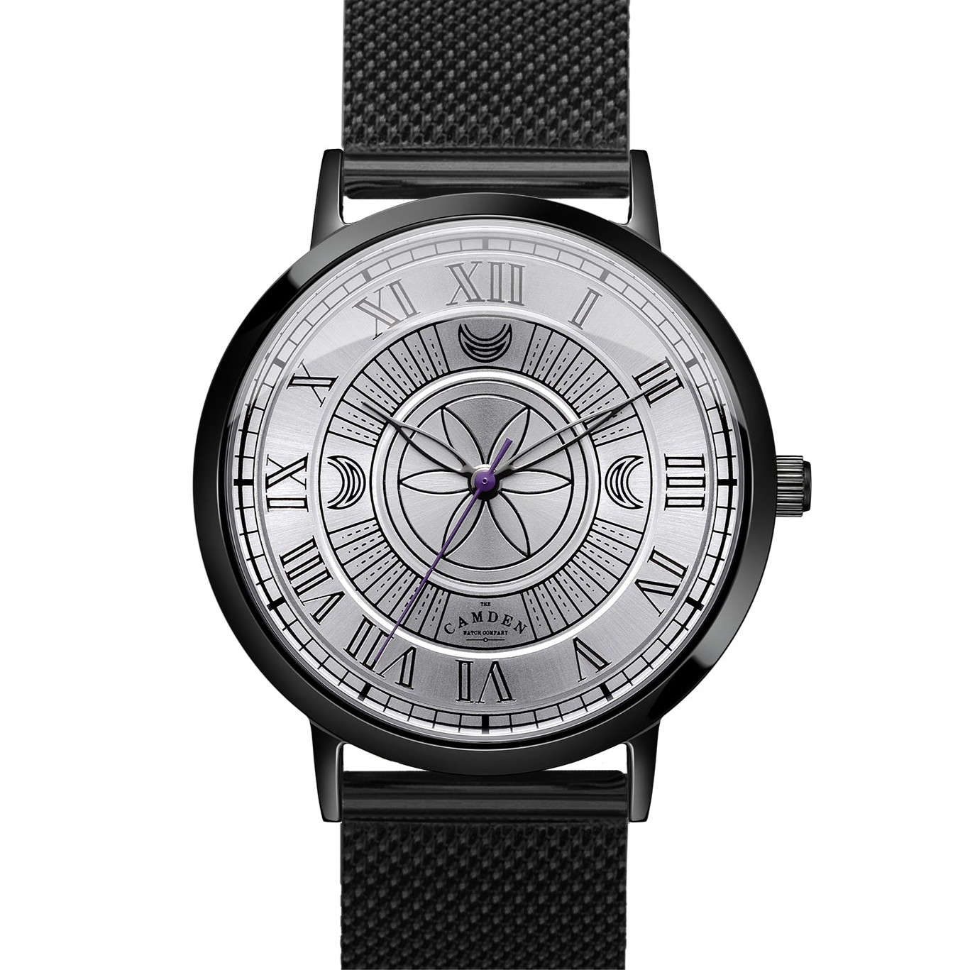 No.27 Witchcraft Black and Silver on Black Mesh