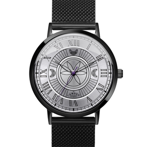 No.27 Witchcraft Black and Silver on Black Mesh