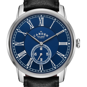 No.29 Steel and Navy on Black Leather