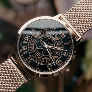 No.27 Witchcraft Rose Gold and Black on Rose Gold Mesh