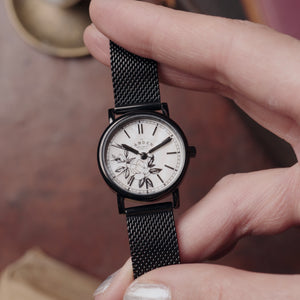 No.24 Camden x Rebecca Vincent on Black Mesh