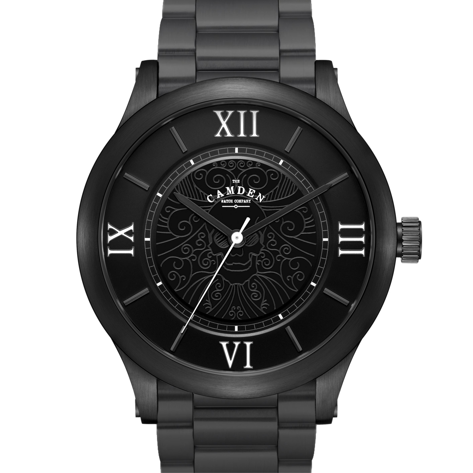 No.253 Memento Mori Black on Black Metal Bracelet