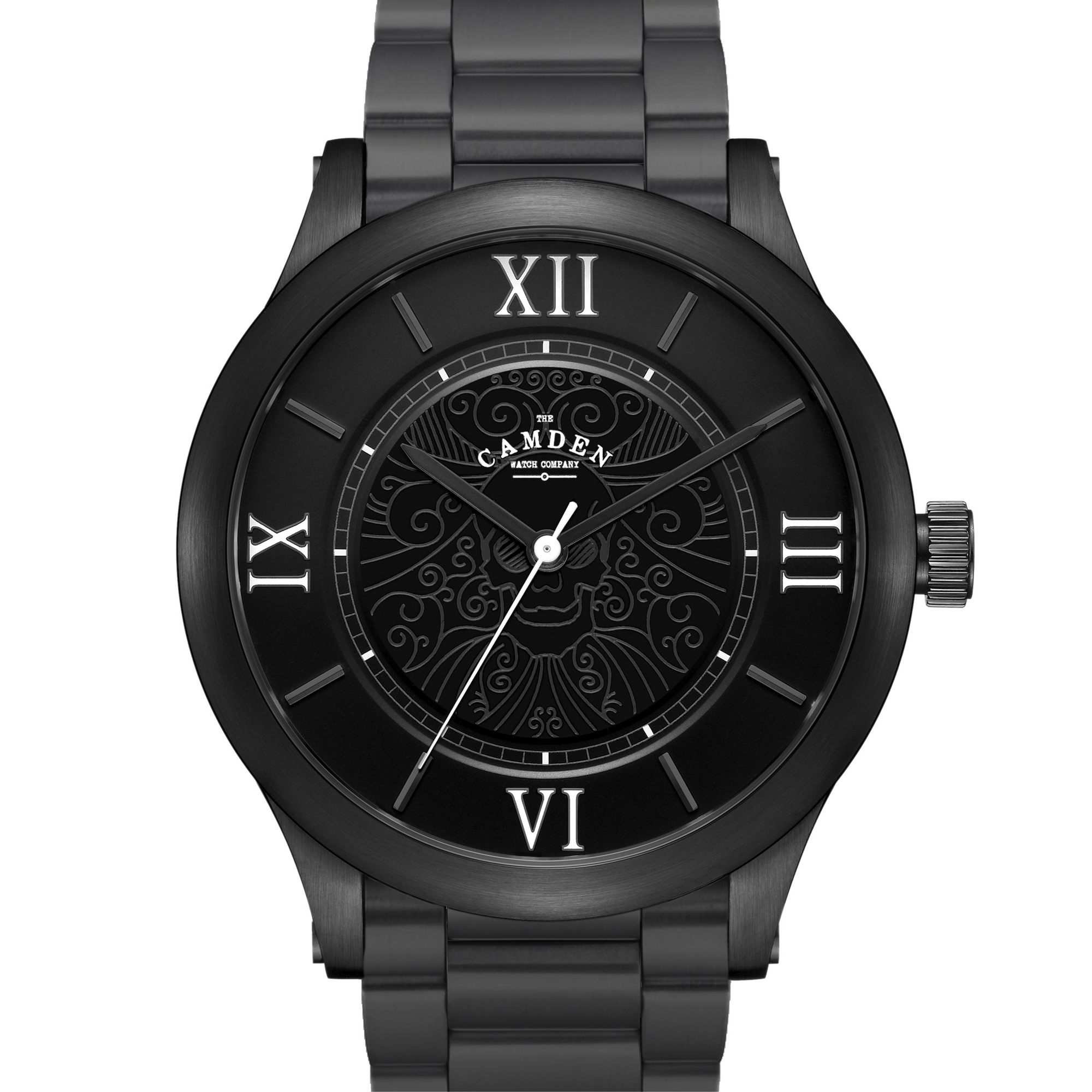 No.253 Memento Mori Black on Black Metal Bracelet