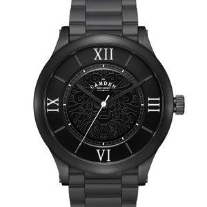 No.253 Memento Mori Black on Black Metal Bracelet