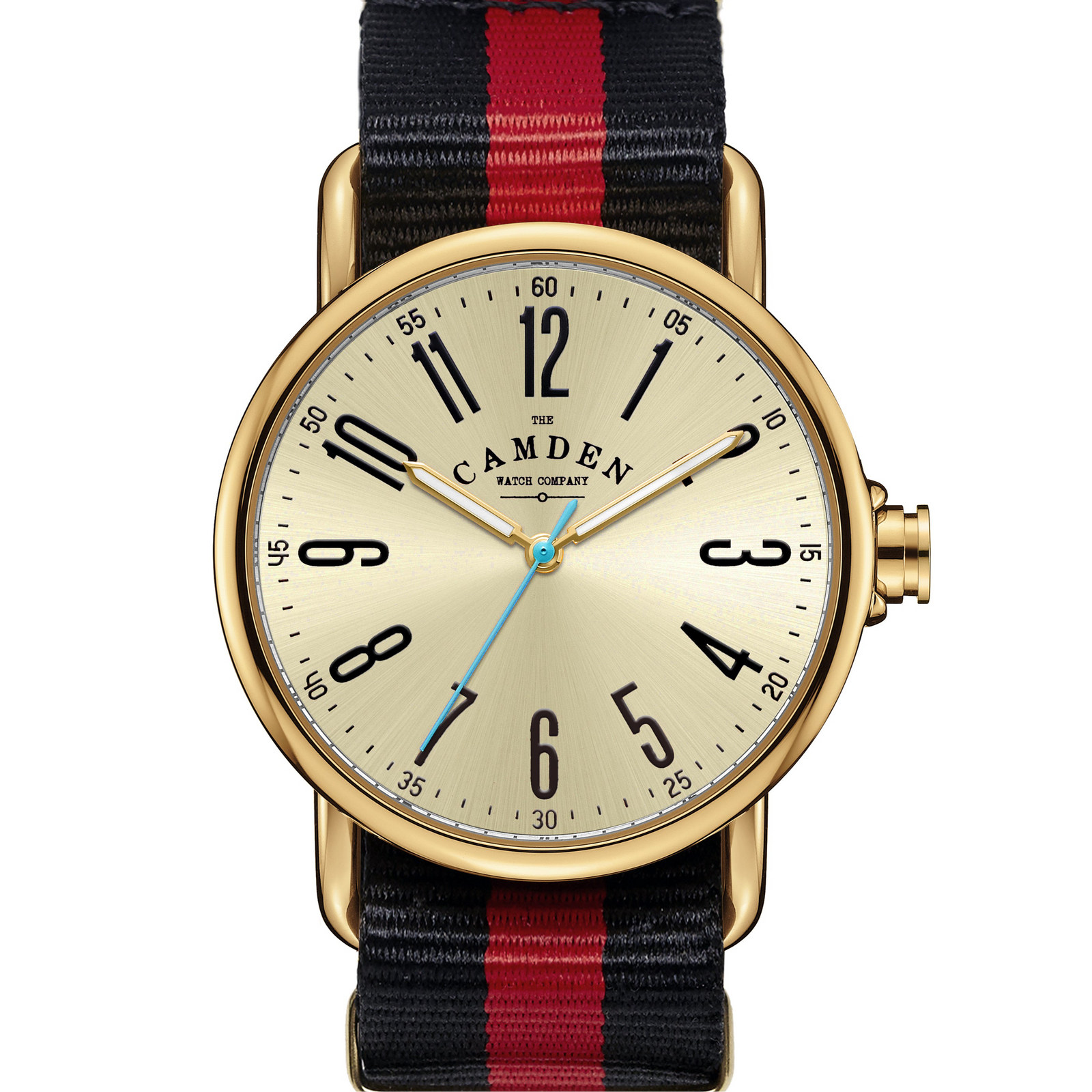 SMALL No.88 Gold on Red & Black Nylon