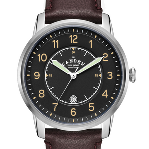 No.29 Type II Steel and Black on Brown Italian Leather