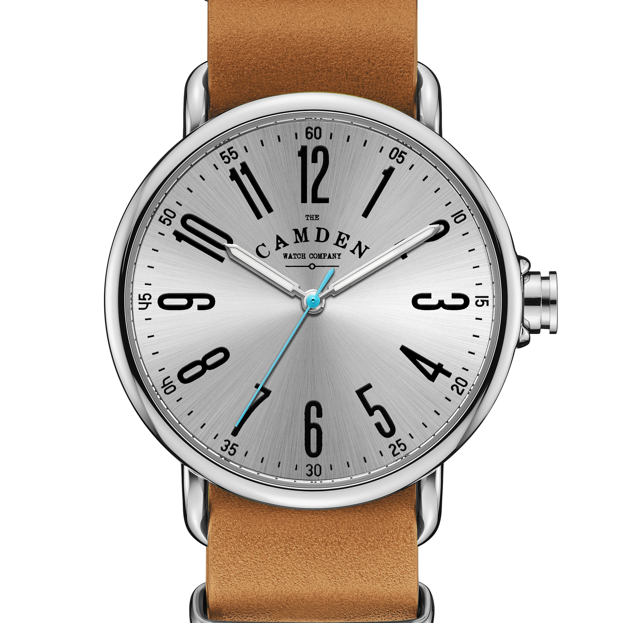 No.88 Steel on Tan Leather