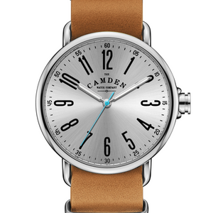 No.88 Steel on Tan Leather