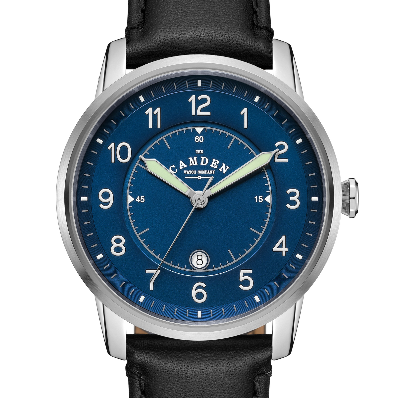 No.29 Type II Steel and Navy on Black Italian Leather