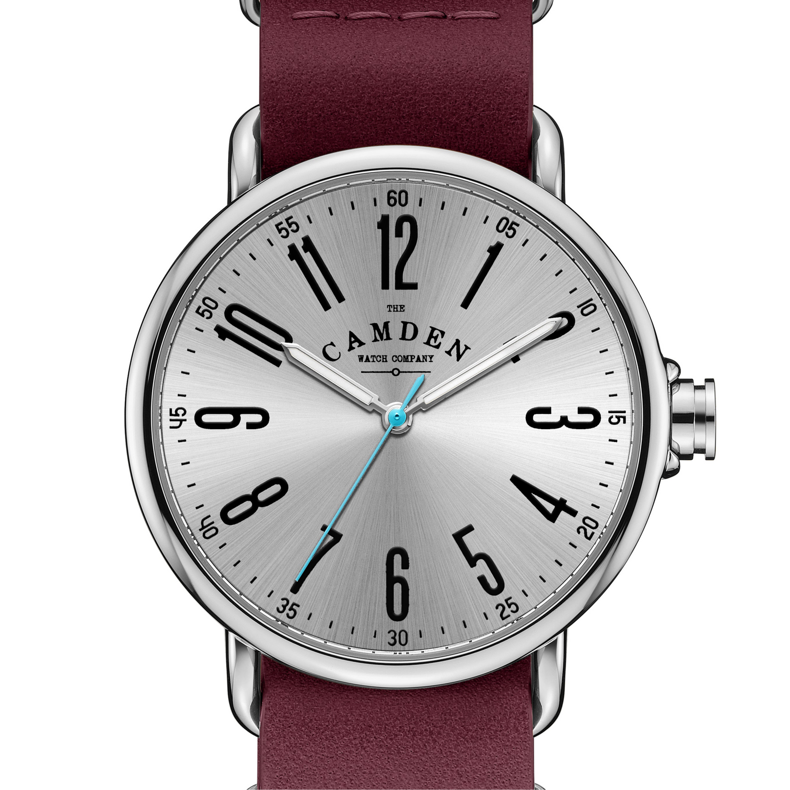 No.88 Steel on Oxblood Leather