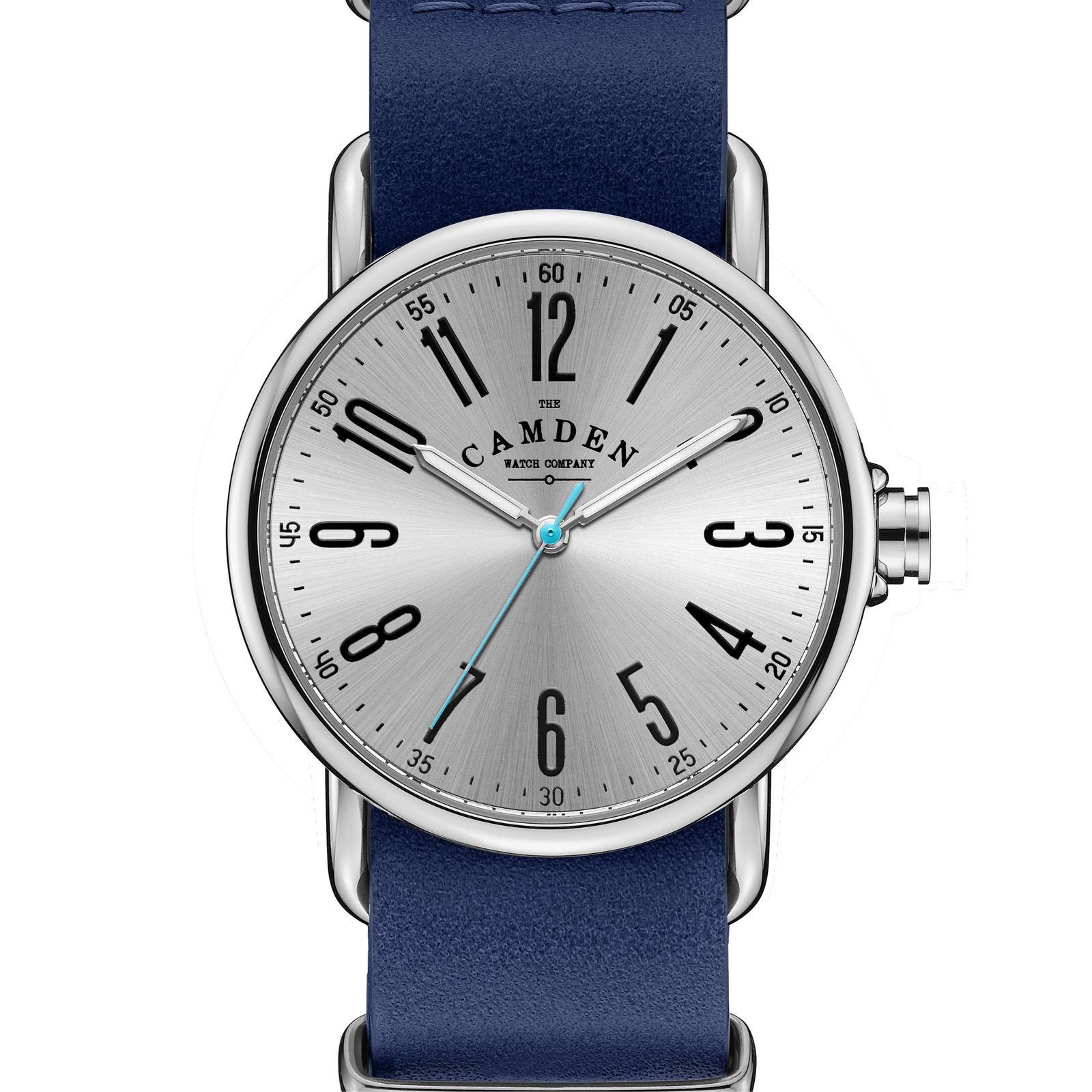 SMALL No.88 Steel and Navy Leather