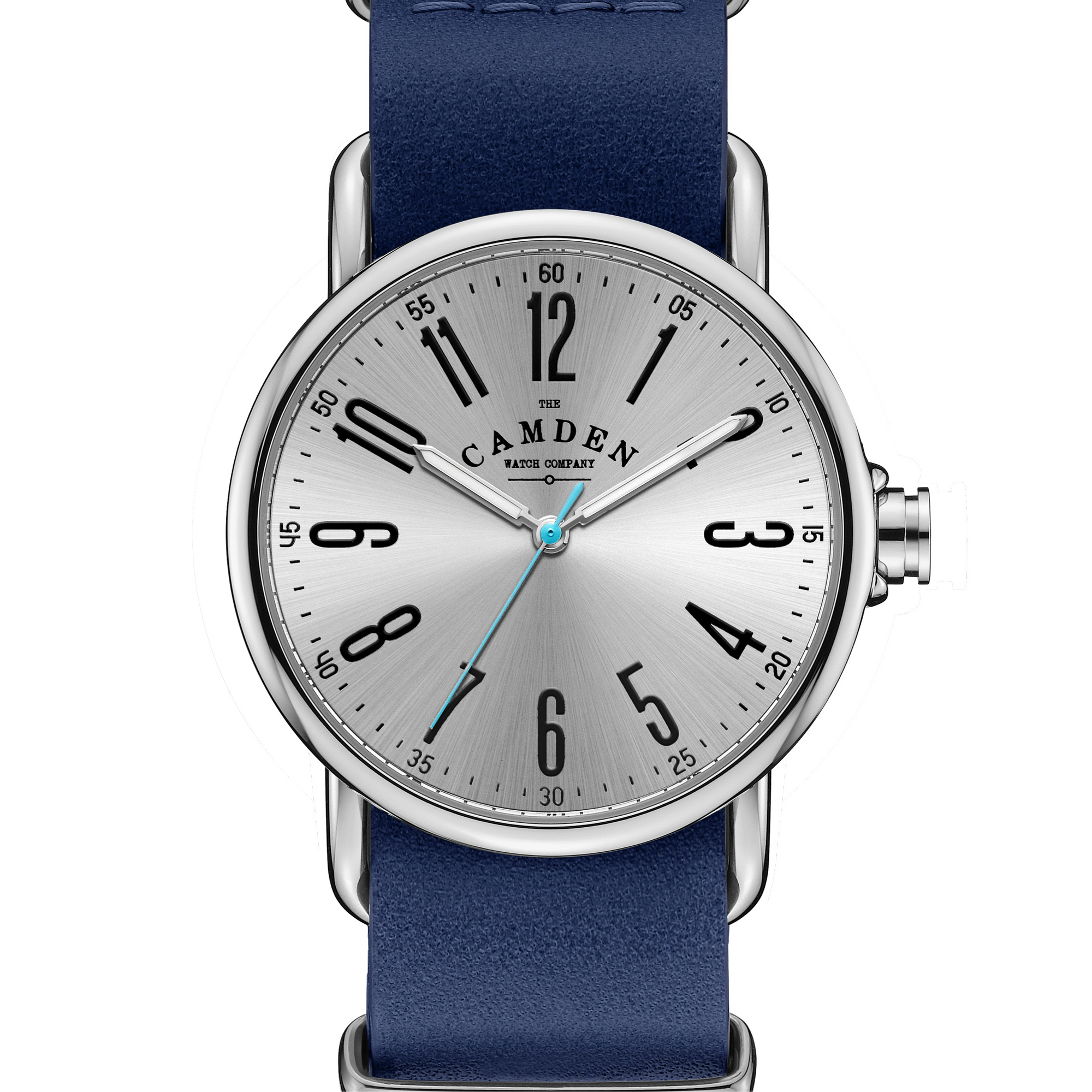 SMALL No.88 Steel and Navy Leather