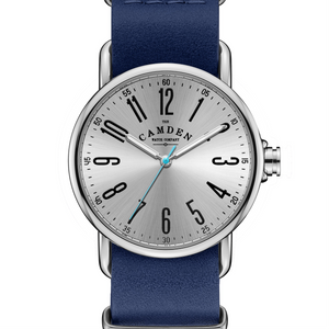 SMALL No.88 Steel and Navy Leather