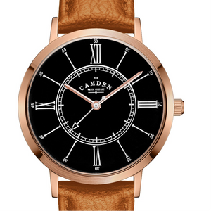 No.27 Type II Rose Gold and Black on Tan Leather