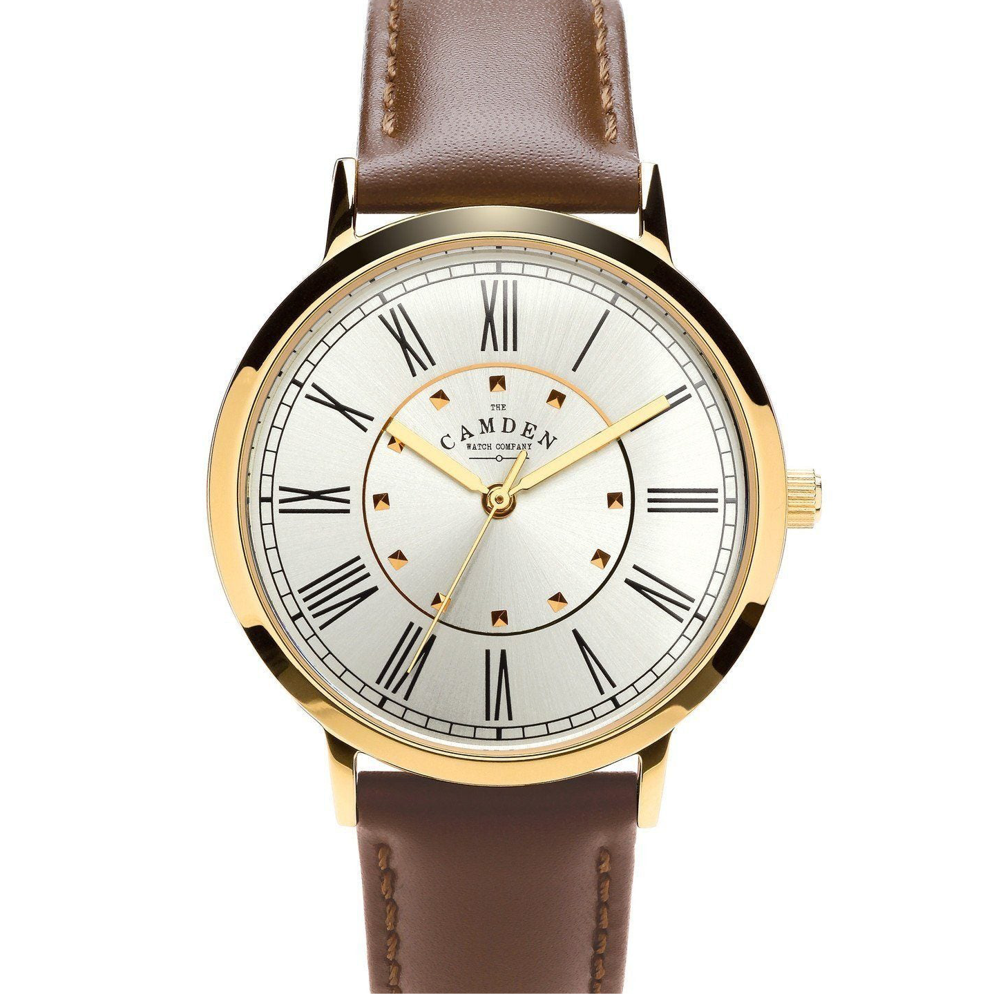 No.27 Gold on Brown Strap