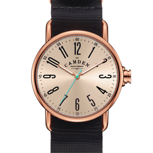 SMALL No.88 Rose Gold on Black Nylon