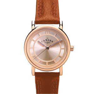 No.24 Type II Rose Gold on Tan Leather