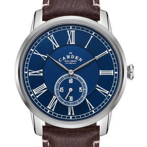 No.29 Steel and Navy on Brown Strap Leather