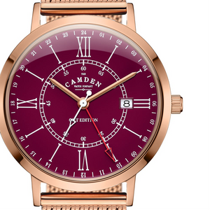 No.27 GMT Rose Gold and Oxblood on Mesh