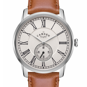 No.29 Steel and Black Mini Second on Tan Leather