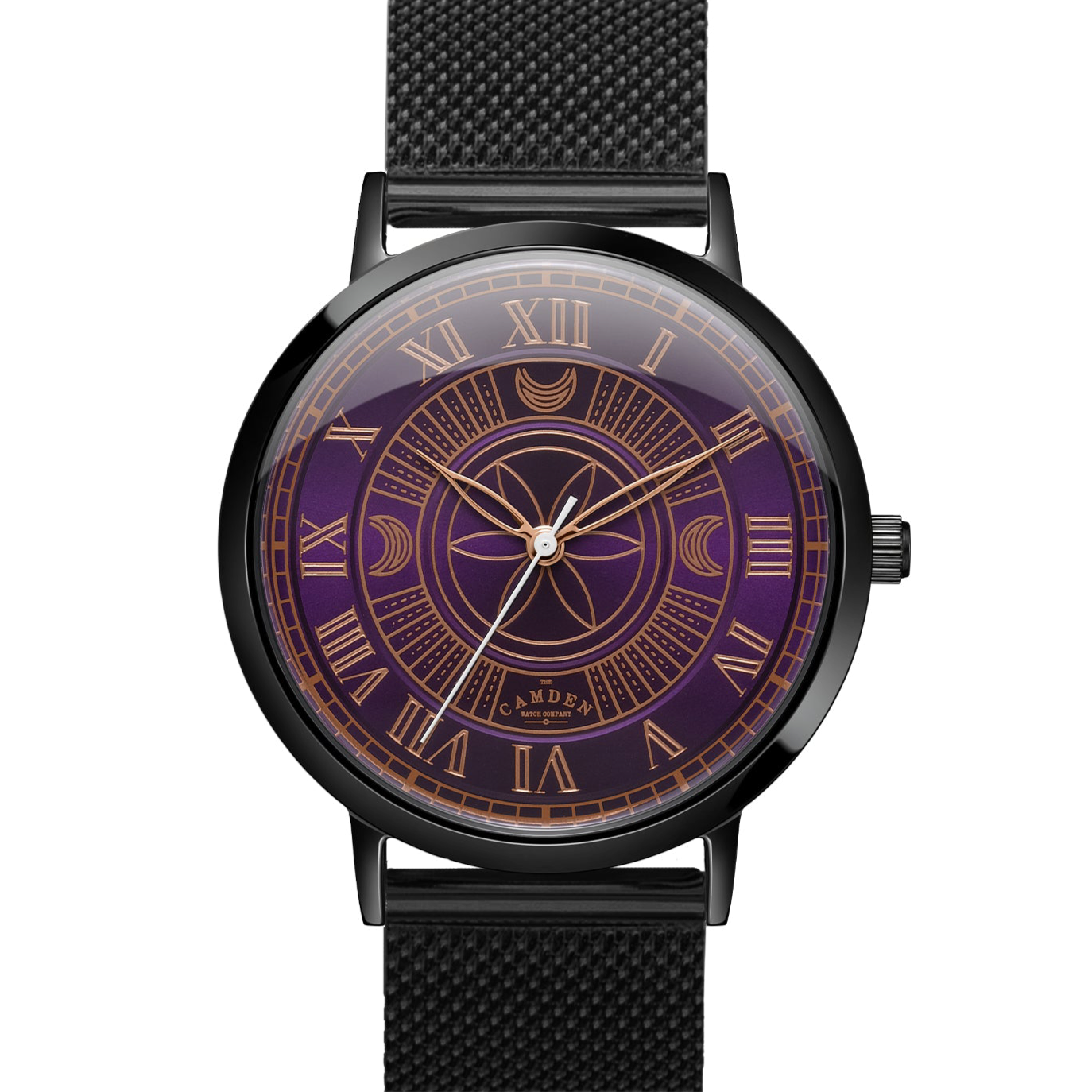 No.27 Witchcraft Black and Purple on Black Mesh