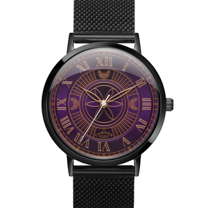 No.27 Witchcraft Black and Purple on Black Mesh